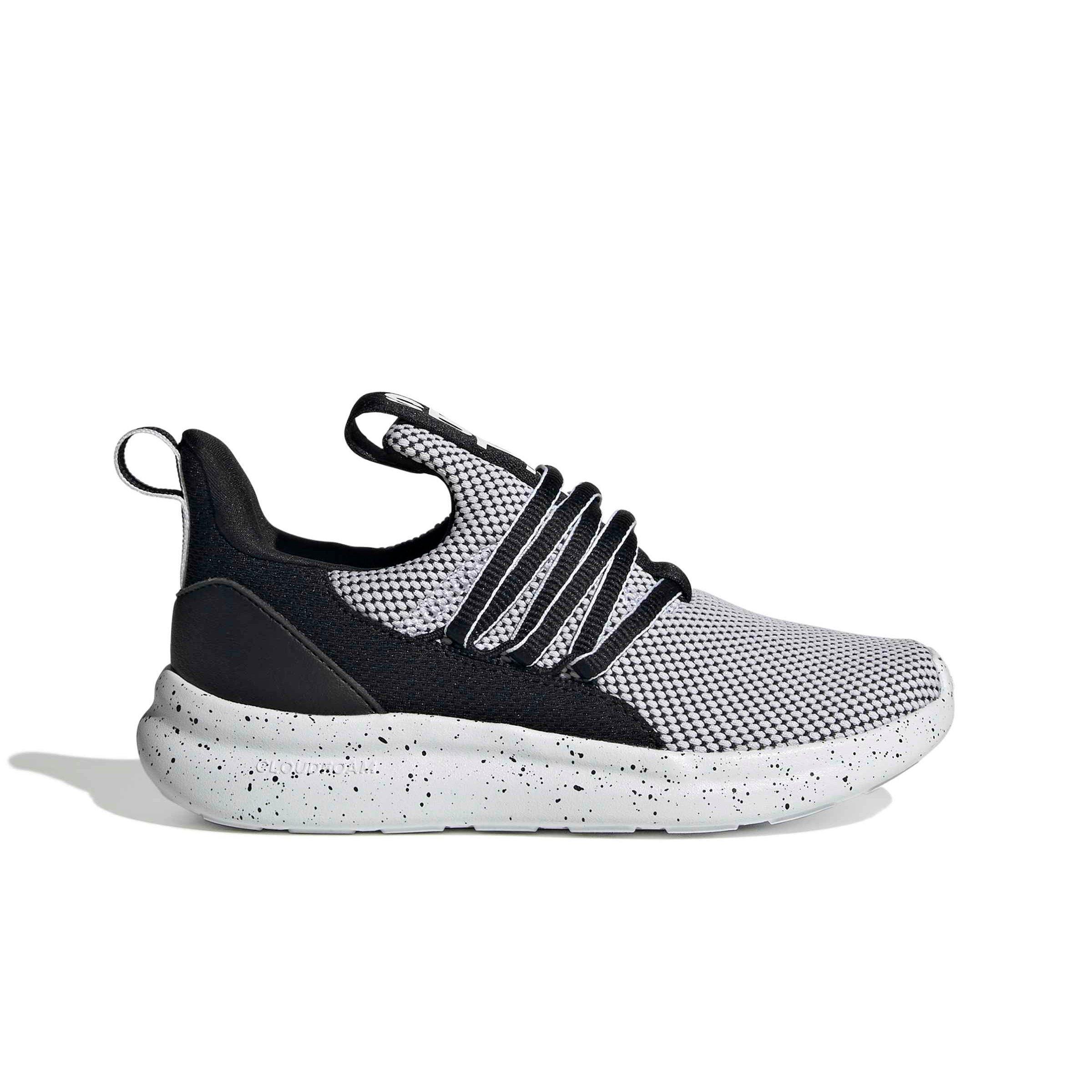 adidas Lite Racer Adapt 7.0 "Ftwr White/Core Black/Core Black" Grade School Boys' Shoe - WHITE/BLACK/BLACK
